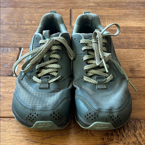 Altra Lone Peak 5 Trail Running Shoes Foot Shape Zero Drop Green Womens Size 8 - Picture 4 of 10